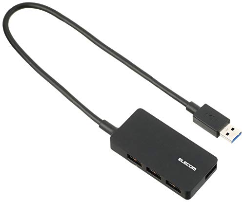 エレコム USB3.0 ハブ 4ポート ACアダプタ付